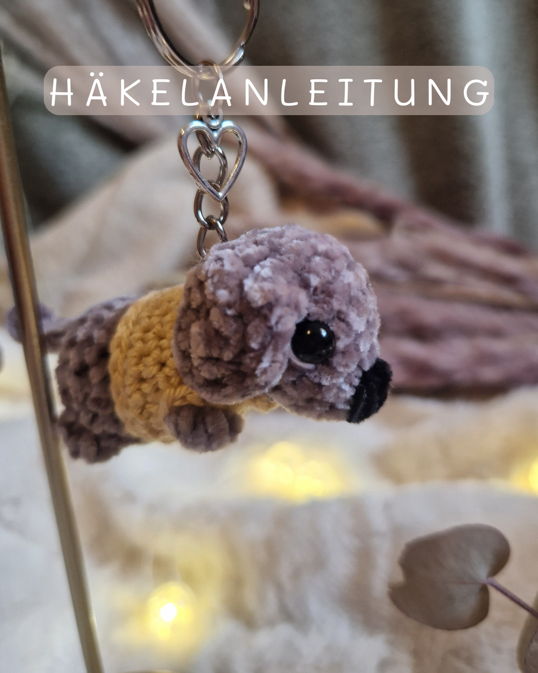 Häkelanleitung  Dackel Heinzi | Crochet pattern dachshund Heinzi