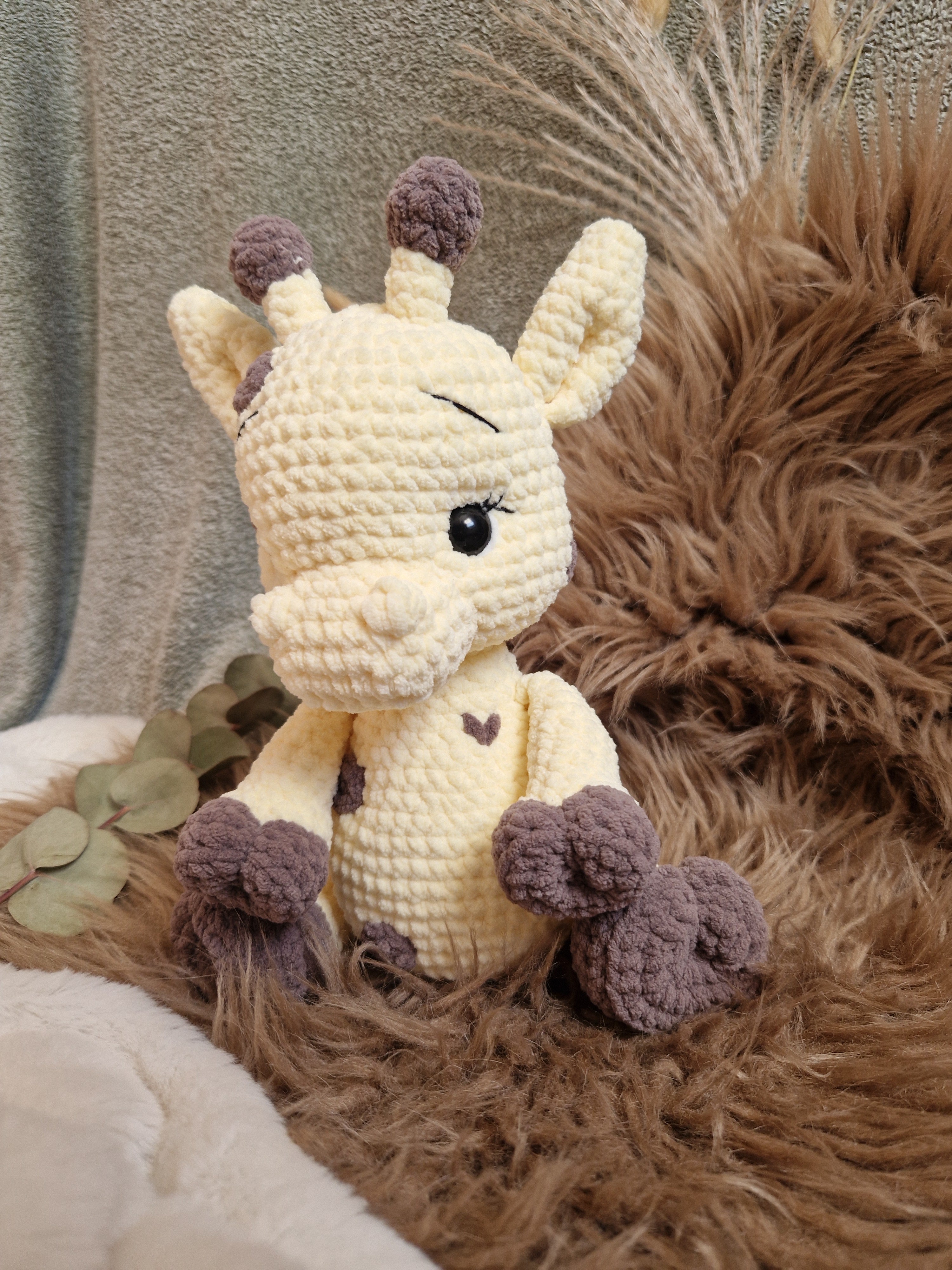Häkelanleitung Giraffe Gesa | Crochet pattern giraffe Gesa