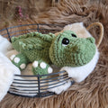 Crocheted Comforter Crocodile "Ace" | Musical Mobile