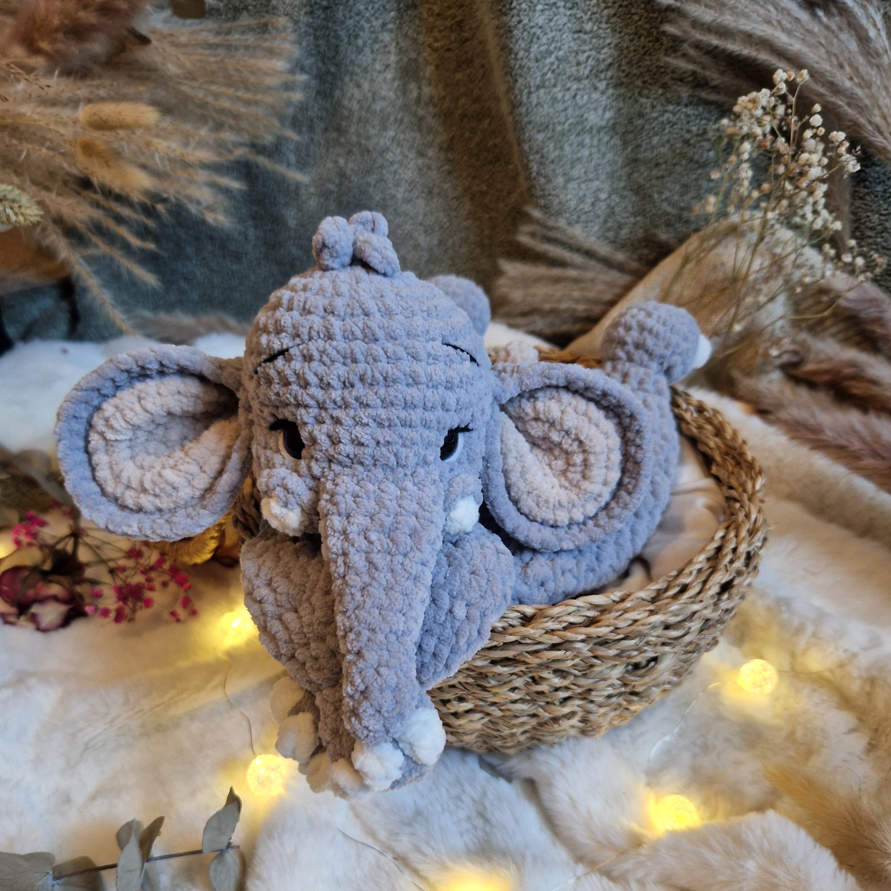 Gehäkeltes Schmusetier | Elefant „Nino"