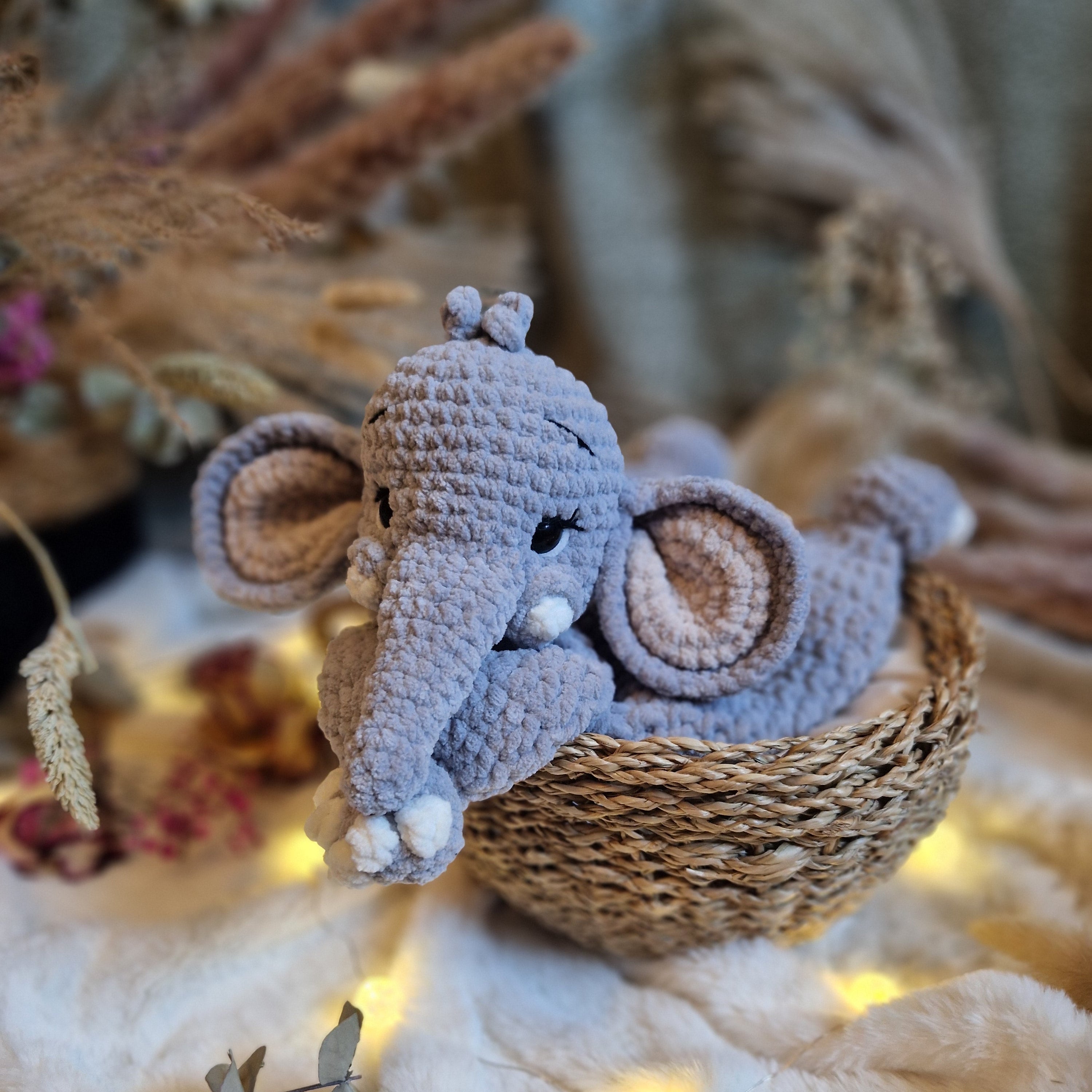 Gehäkeltes Schmusetier | Elefant „Nino"