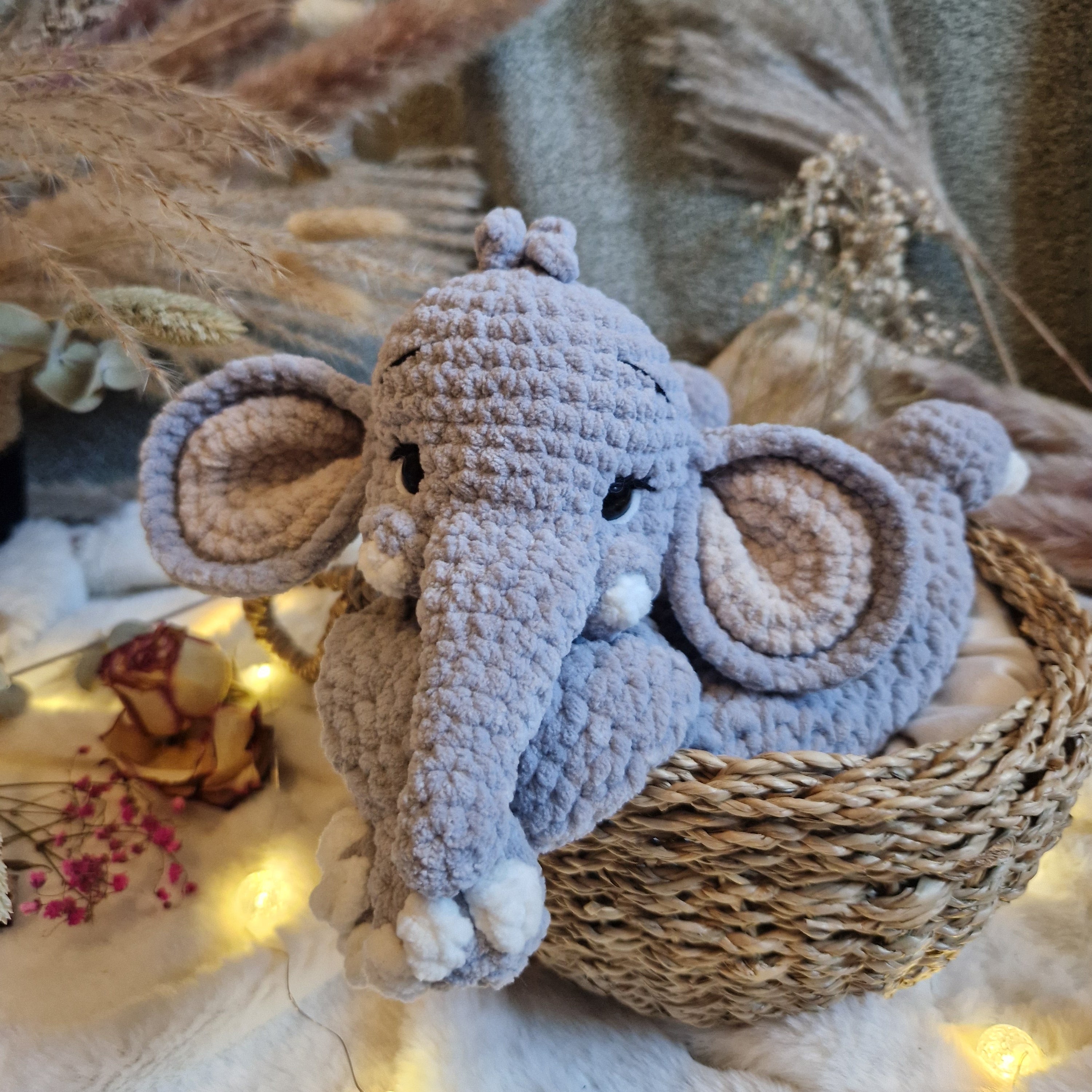 Gehäkeltes Schmusetier | Elefant „Nino"