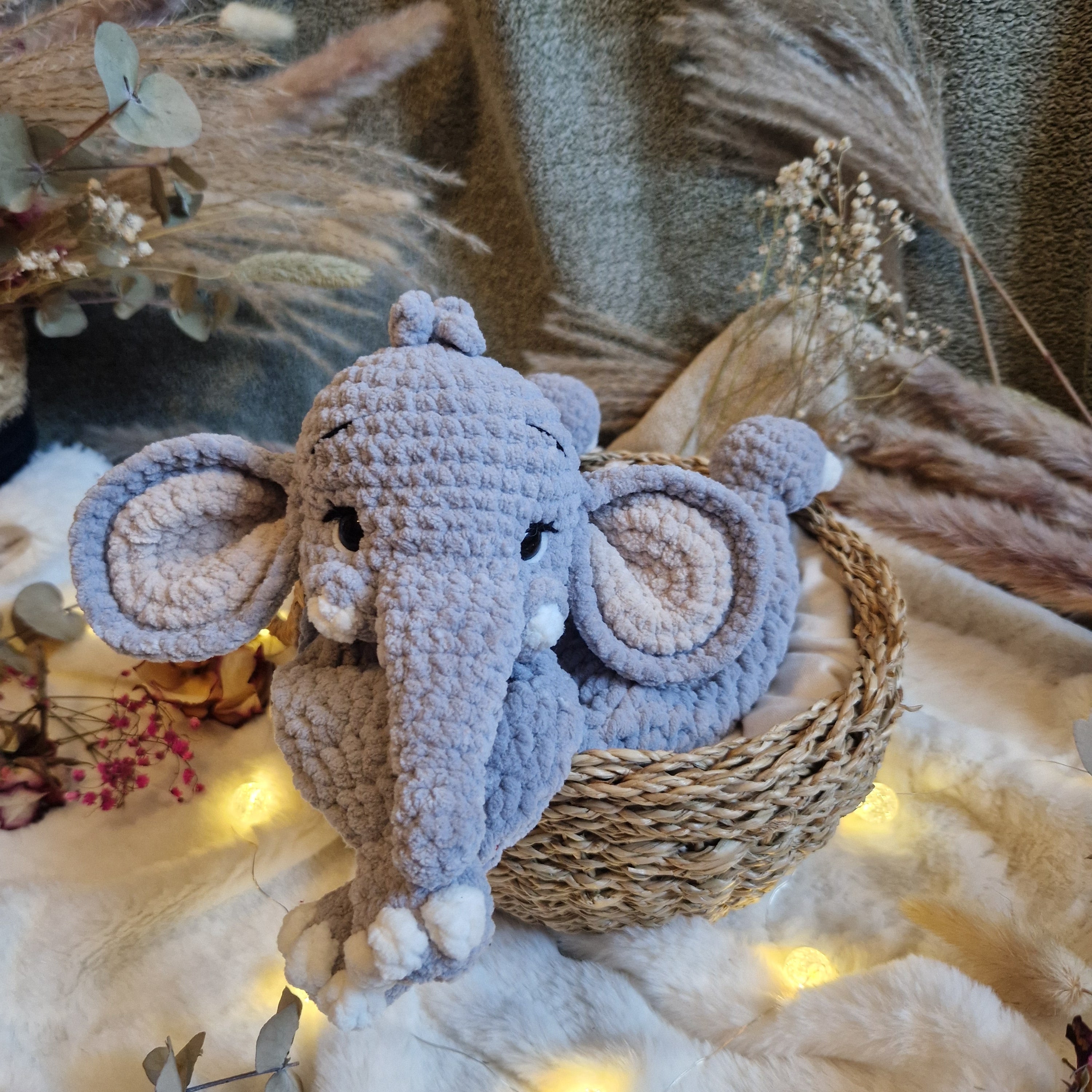Gehäkeltes Schmusetier | Elefant „Nino"