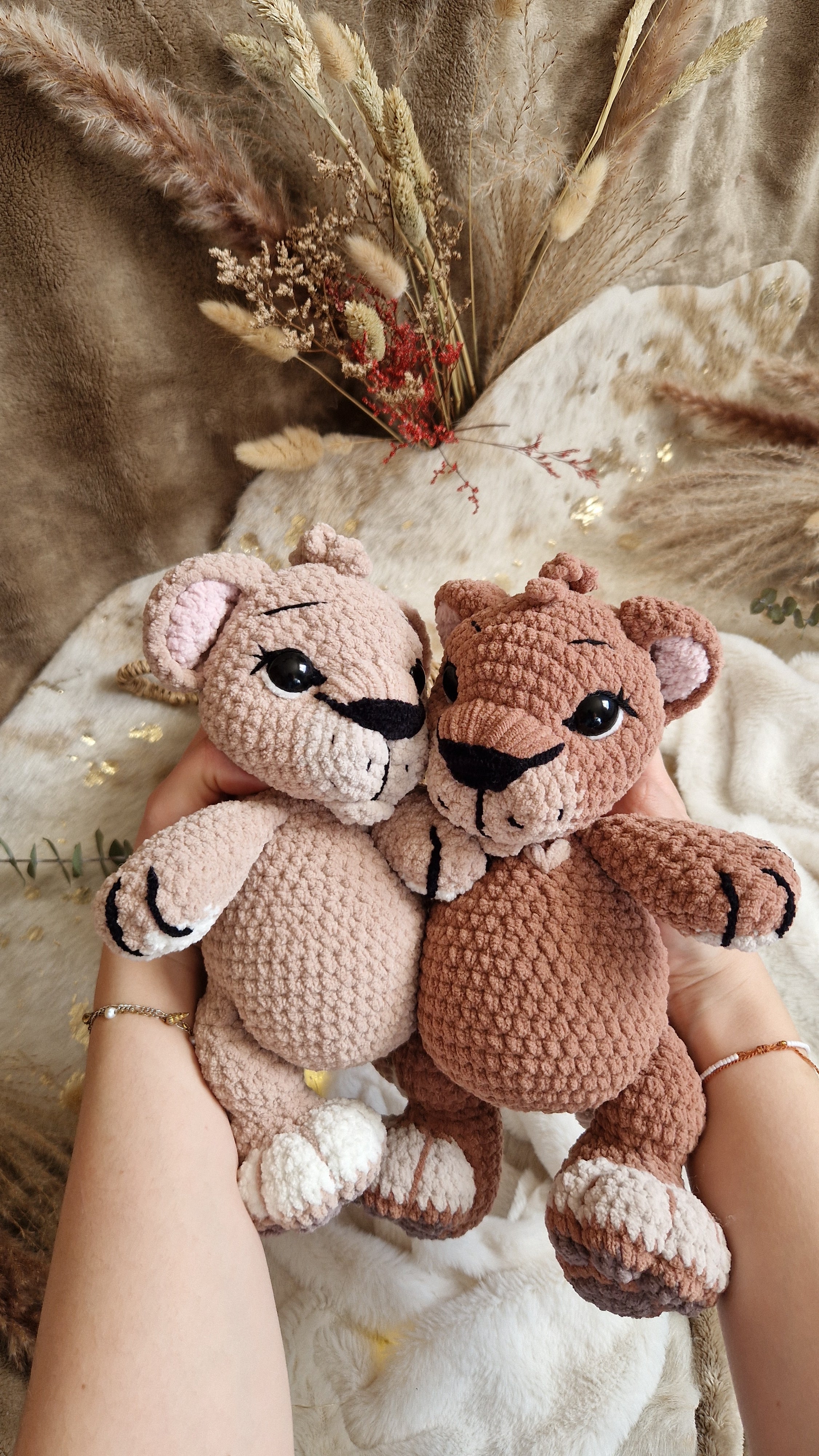 Häkelanleitung Löwe Koru | Crochet pattern lion Koru