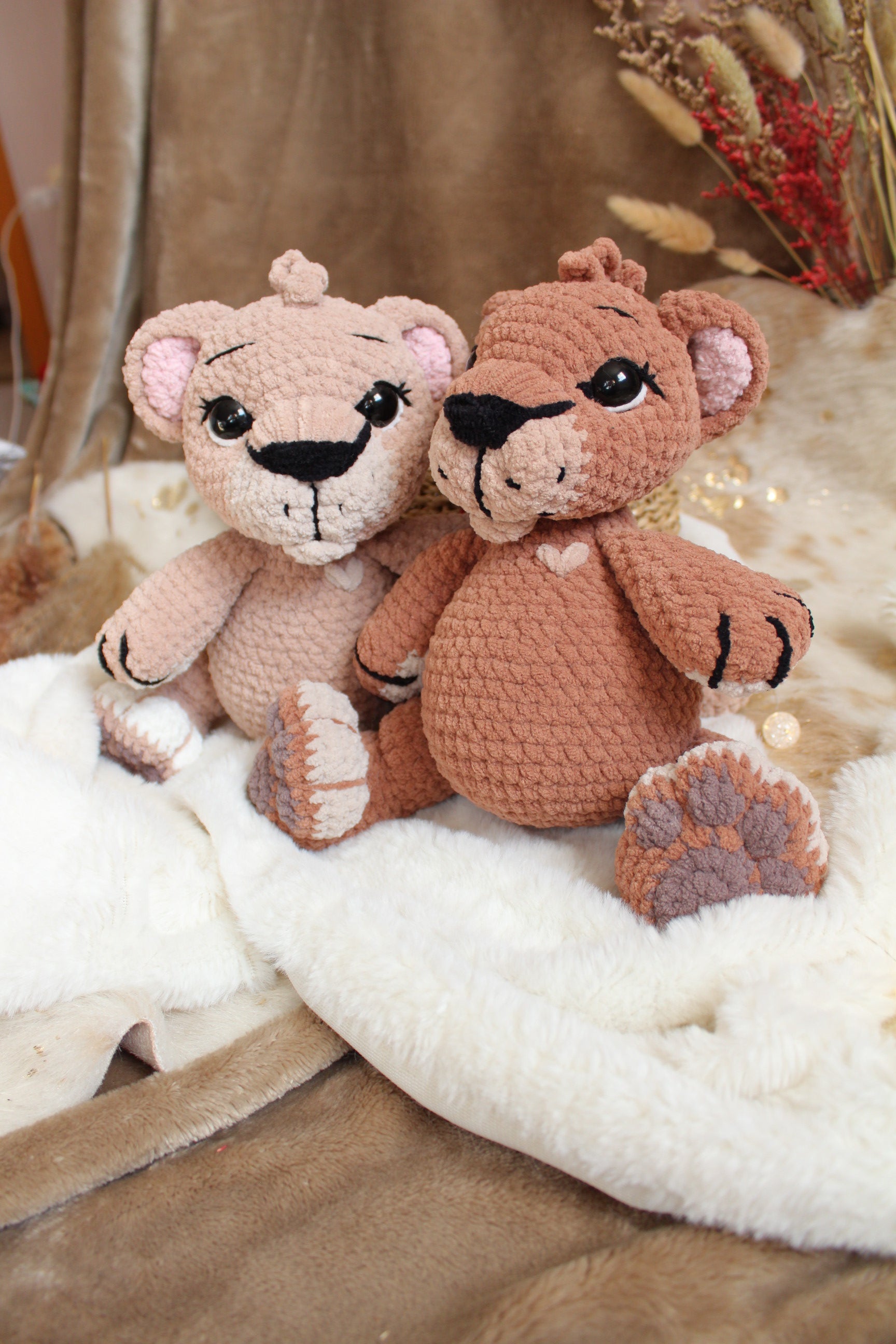 Häkelanleitung Löwe Koru | Crochet pattern lion Koru