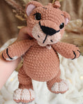 Crocheted Lion Stuffed Animal "Koru" | Musical Toy