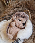 Gehäkeltes Kuscheltier Igel „Fluffy" | Spieluhr